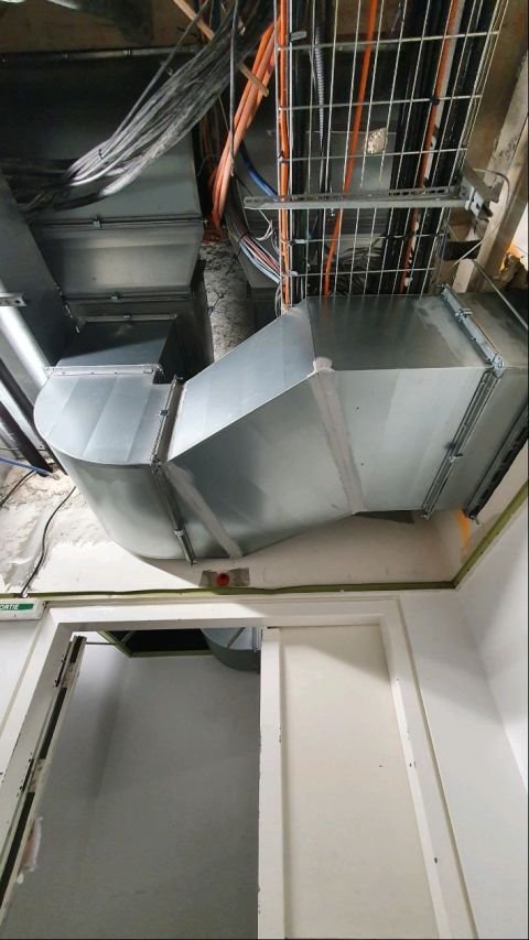 Installation de réseau de ventilation